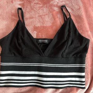 Striped Crop Top